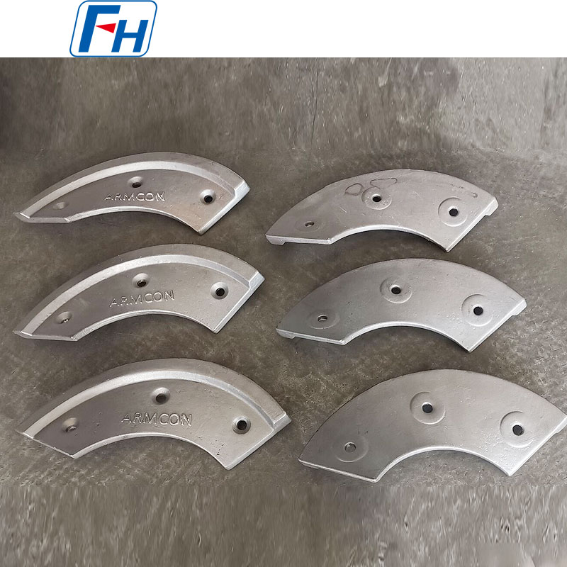 Pale per betoniera in ghisa Ni-Hard