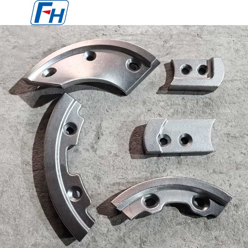 Lame di miscelazione per betoniere in ghisa Ni-Hard ideali per progetti di costruzione di miscelazione di aggregati