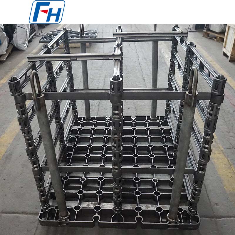 1.4848Dispositivi multiuso per il trattamento termico del forno per componenti di anelli di ingranaggi