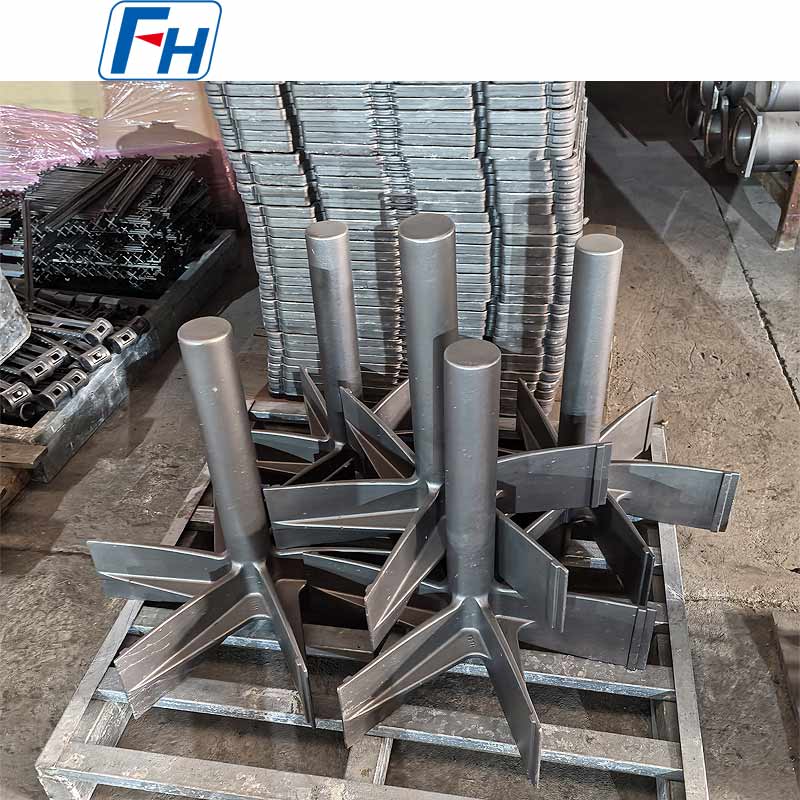 Pale del ventilatore saldate FH® per ventilatori di forni ad alta temperatura – 1.4848, anti-creep, bilanciamento dinamico, ISO 9001