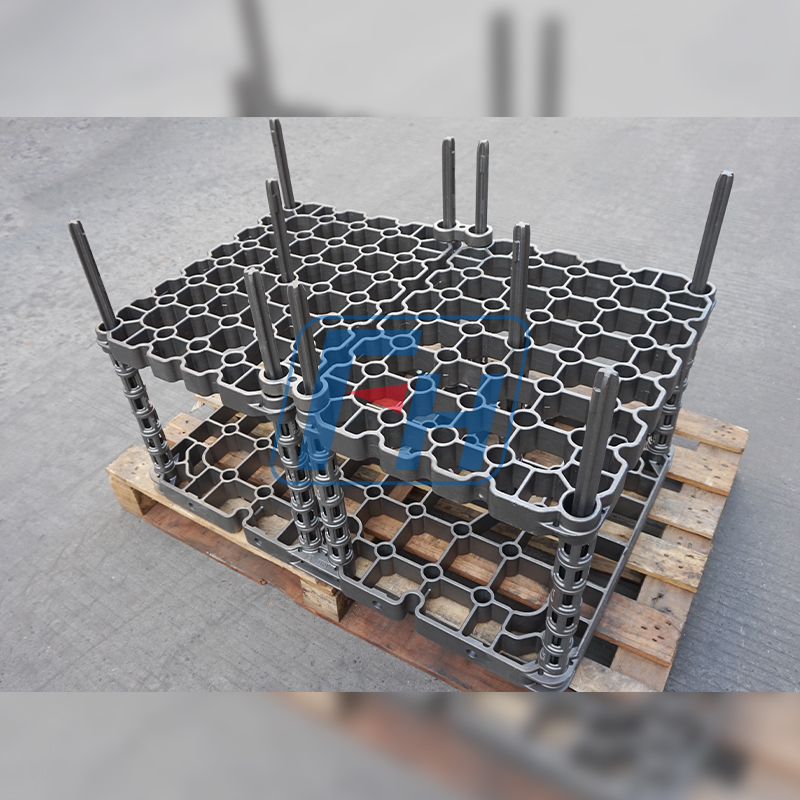 Dispositivo per forno a vuoto 900x600x600, spessore vassoio intermedio 45 mm