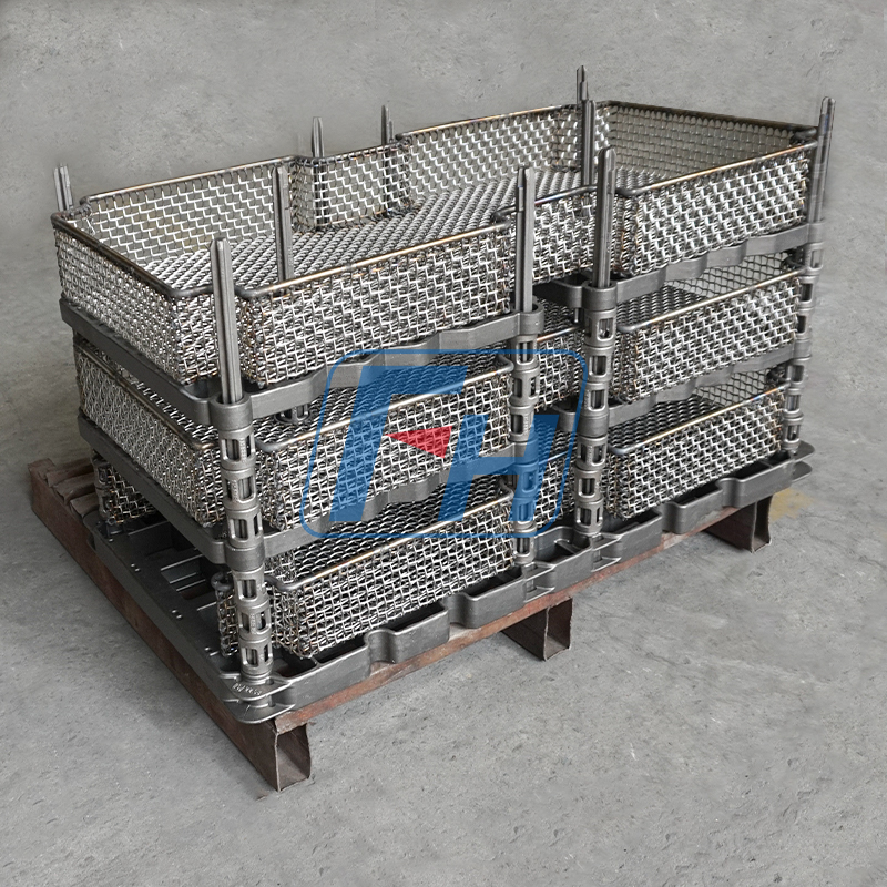 Dispositivo per il trattamento termico da 1100x600x600 mm per forni multiuso