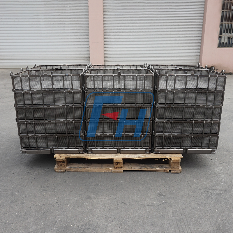 Cestelli per Trattamento Termico per Forno di Nitrurazione 592x442x132mm