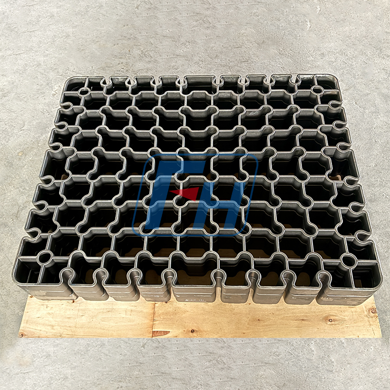 Vassoio base per tempra in acqua: 1240x1000x60 mm