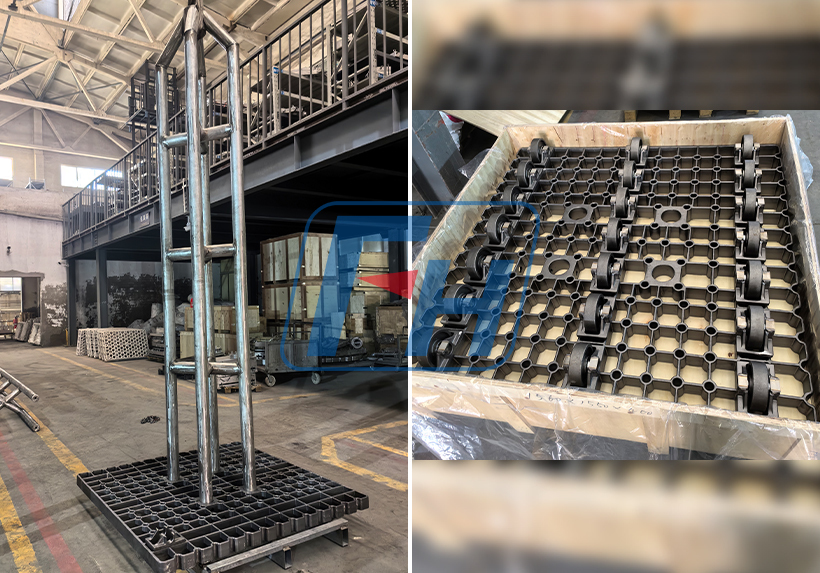 Vassoio di base per il trattamento del calore nave rack grande negli Stati Uniti